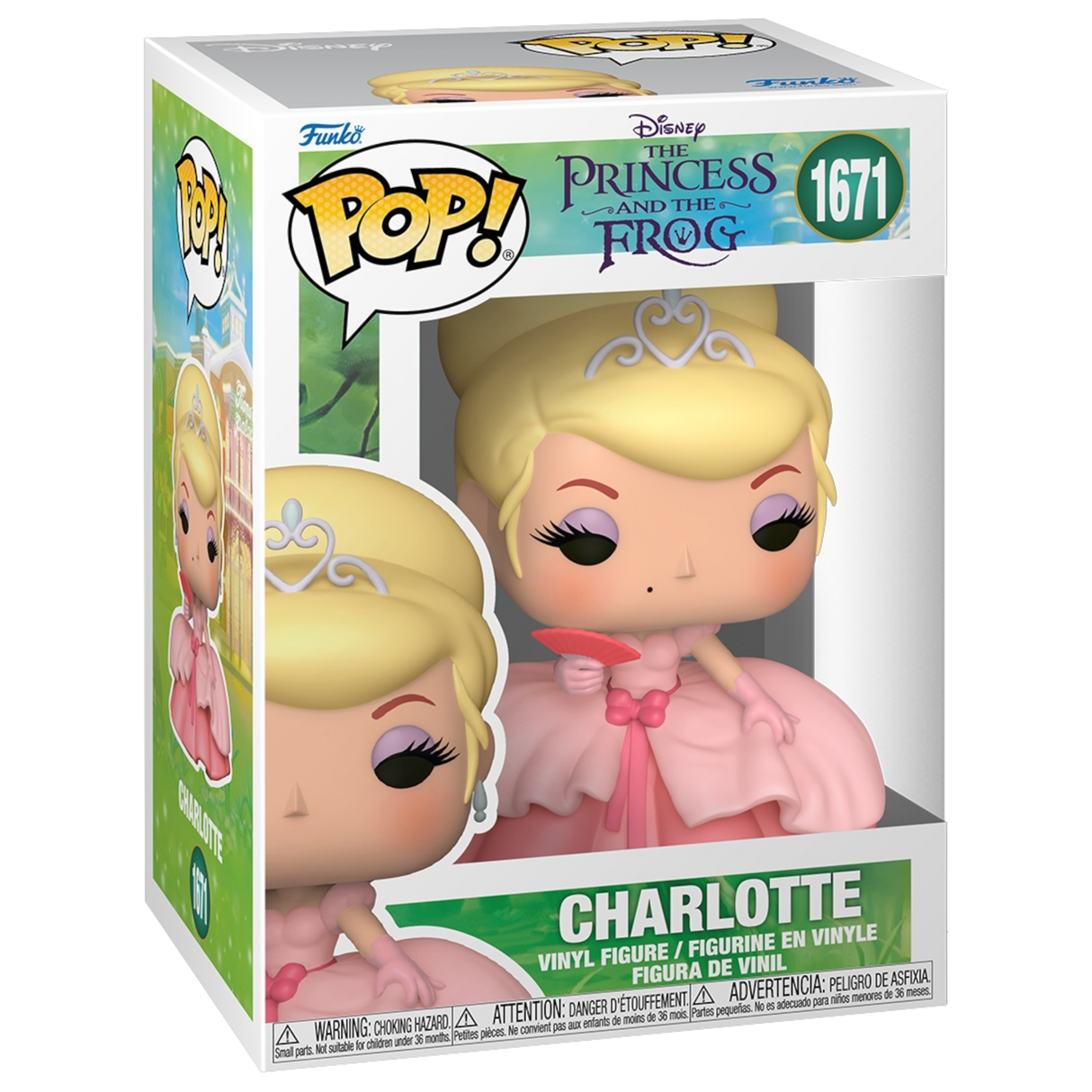 Funko Pop! Disney: The Princess and the Frog: Charlotte (Box Imperfection)