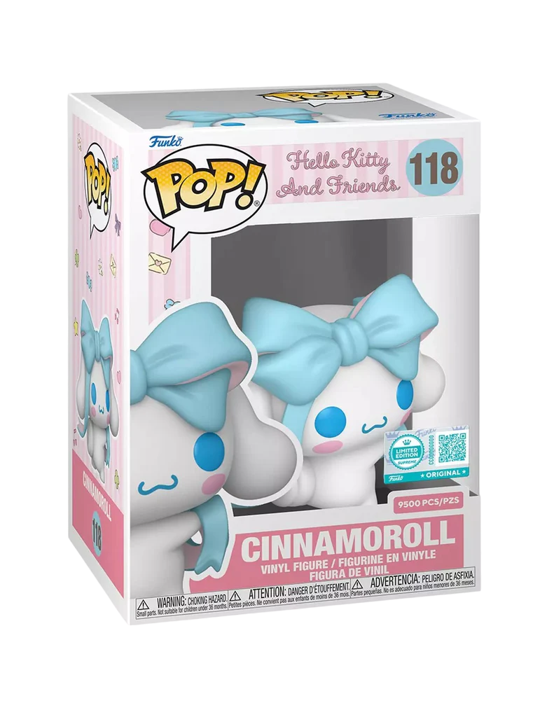 Funko Pop! Sanrio: Cinnamoroll with Bow (LE 9,500) (Funko Supreme Exclusive)