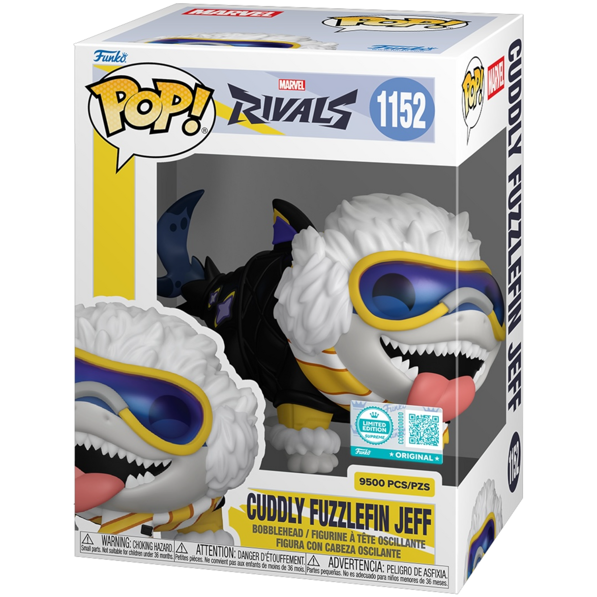 Funko Pop! Marvel: Marvel Rivals: Cuddly Fuzzlefin Jeff (LE 9,500) (Funko Supreme Edition) (GameStop Exclusive)