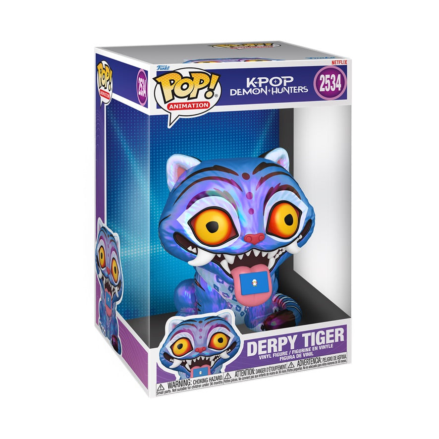 Funko Pop! Animation: K-Pop Demon Hunters: Derpy Tiger (Jumbo 10")