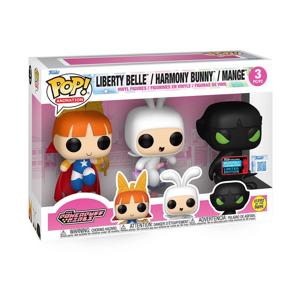 Funko Pop! Animation: Powerpuff Girls (3-Pack) (2025 Fall Convention Shared Exclusive)