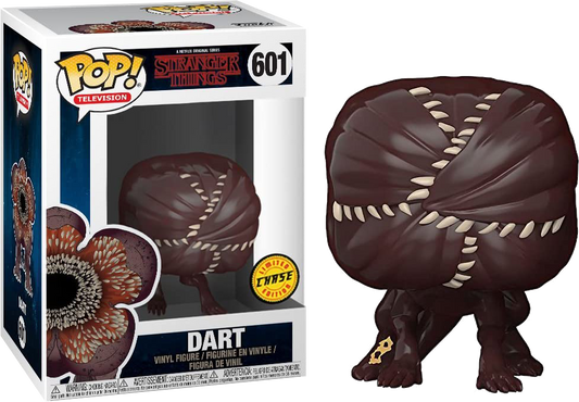 Funko Pop! Television: Stranger Things: Dart (Closed Mouth) (Chase) (Box Imperfection)