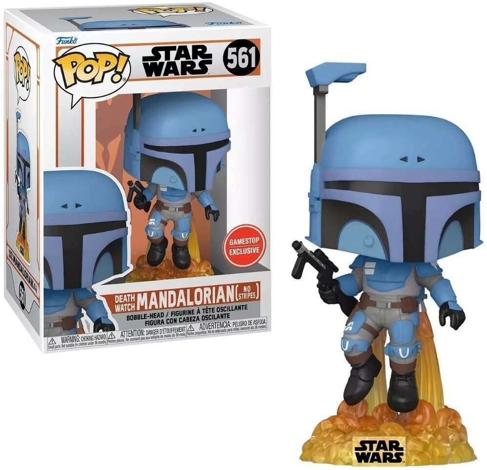 Funko Pop! Star Wars: Death Watch Mandalorian (No Stripes) (GameStop Exclusive)
