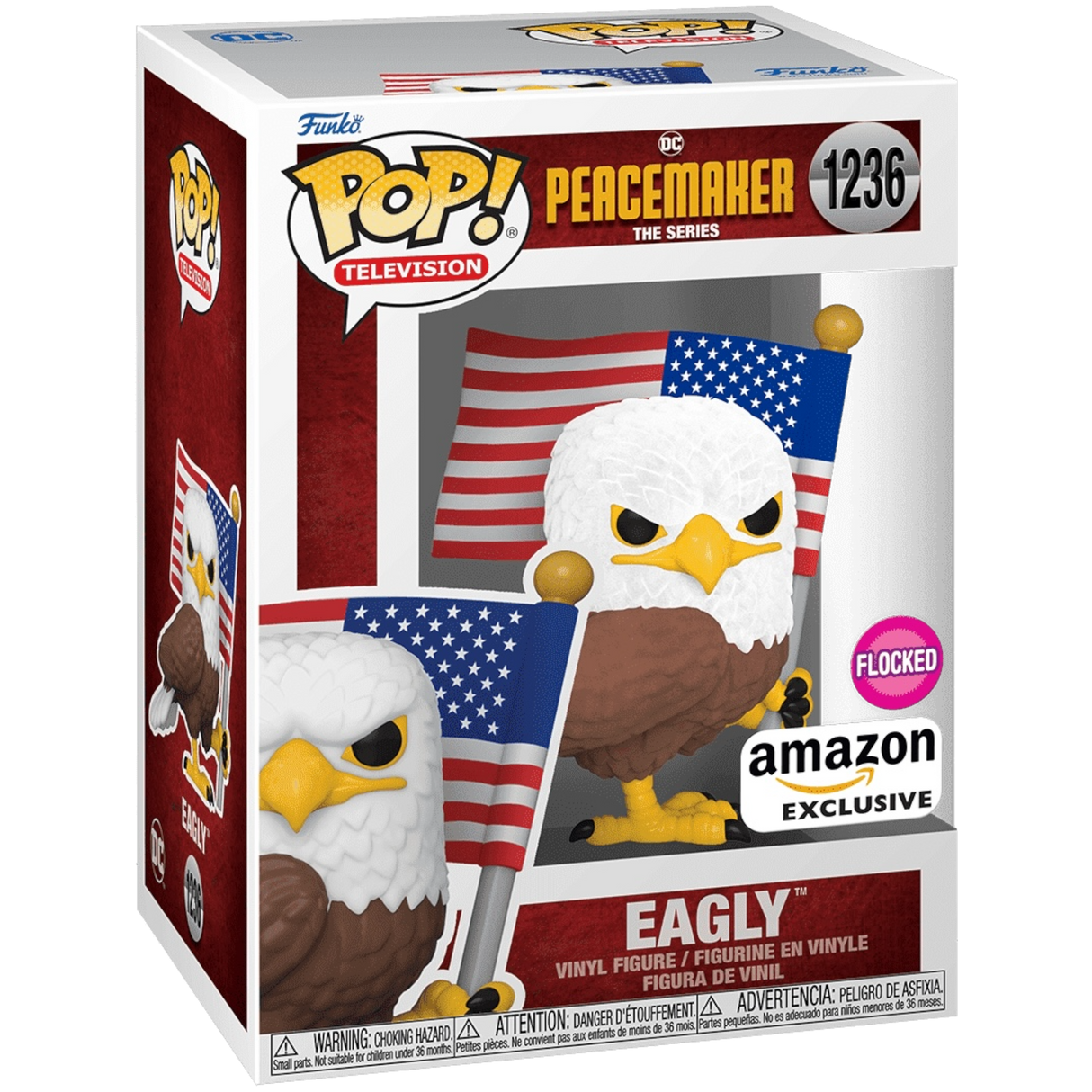 Funko Pop! Television: Peacemaker: Eagly (Flocked) (Amazon Exclusive)