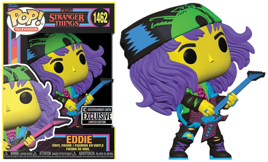 Stranger Things: Finale Eddie (With Guitar) (Black Light) (Entertainment Earth Exclusive)