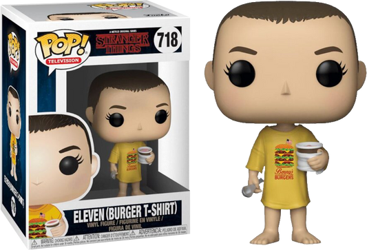Funko Pop! Television: Stranger Things: Eleven (Burger T-Shirt) (Box Imperfection)