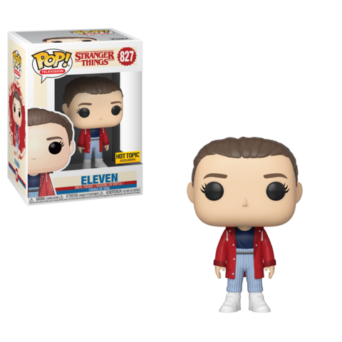 Funko Pop! Television: Stranger Things: Eleven (Sliker) (Hot Topic Exclusive) (Box Imperfection)