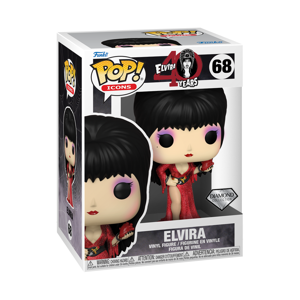 Funko Pop! Icons: Elvira 40 Years: Elvira (Diamond Collection)