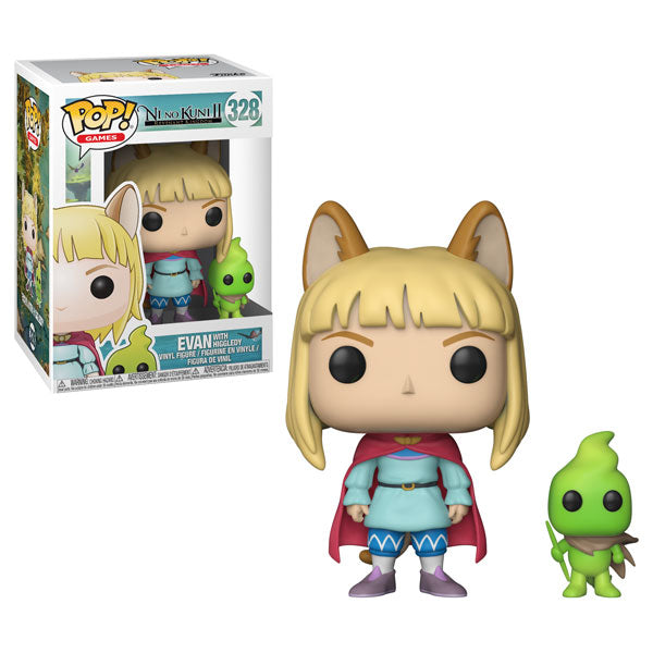 Funko Pop! Games: Nino Kuni II: Evan With Higgledy (Box Imperfection)