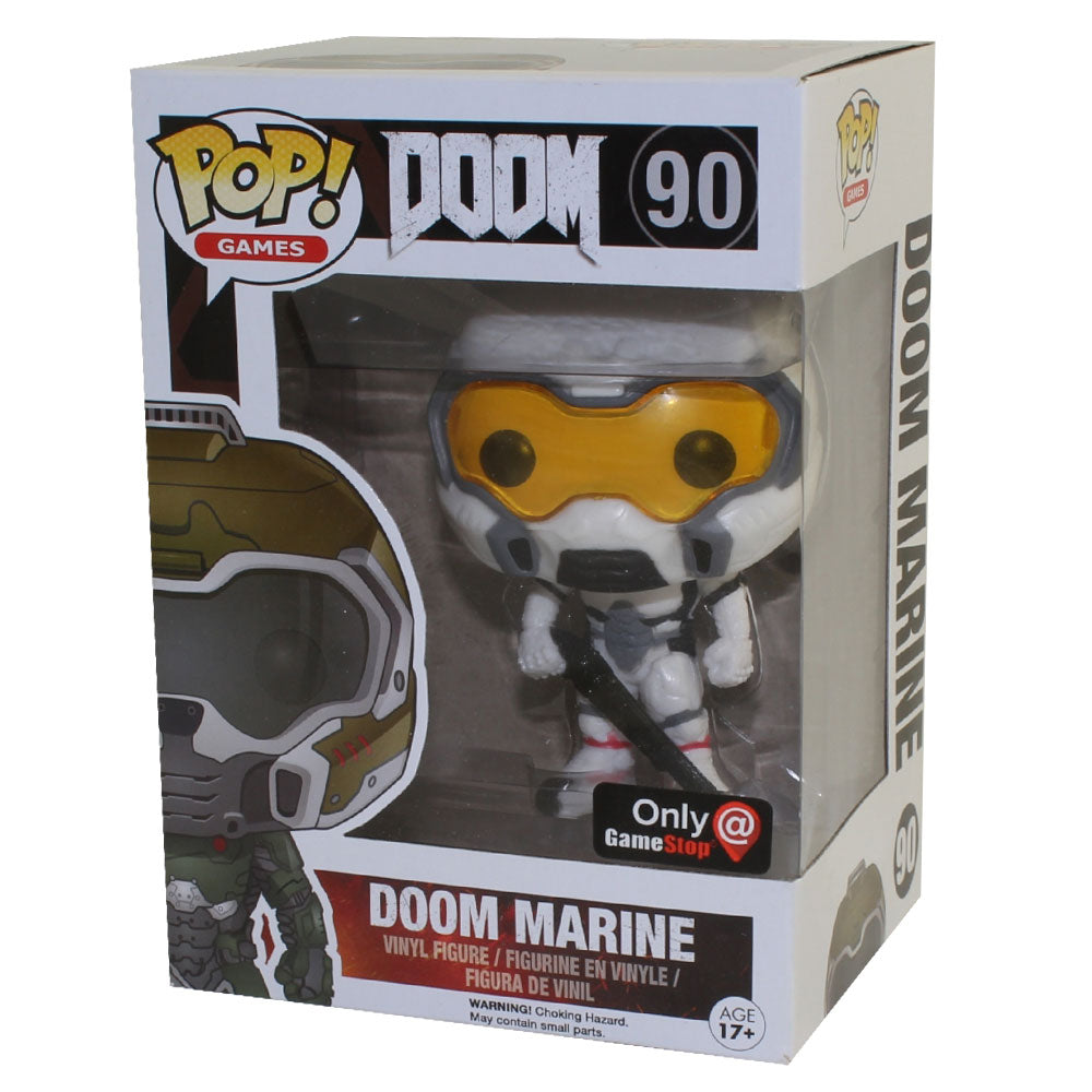Funko Pop! Games: Doom: Doom Marine (White) (GameStop Exclusive)