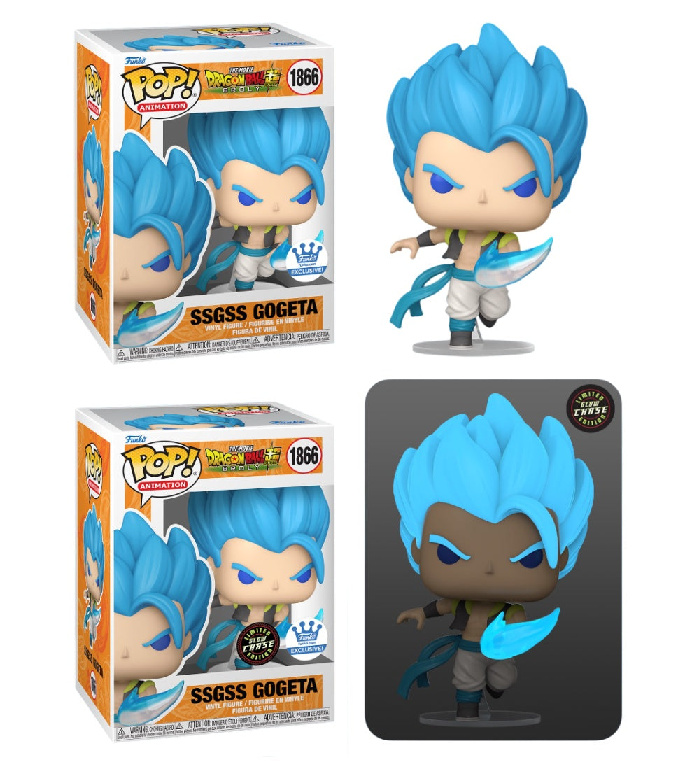 Funko Pop Animation Dragon Ball Super Broly SSGS Gogeta Funko Shop Exclusive