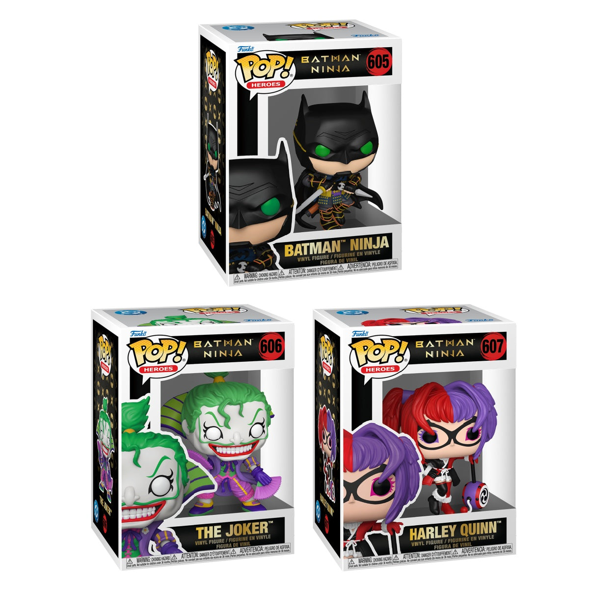 Funko Pop! Heroes: DC's Batman Ninja: 3 Pop Bundle