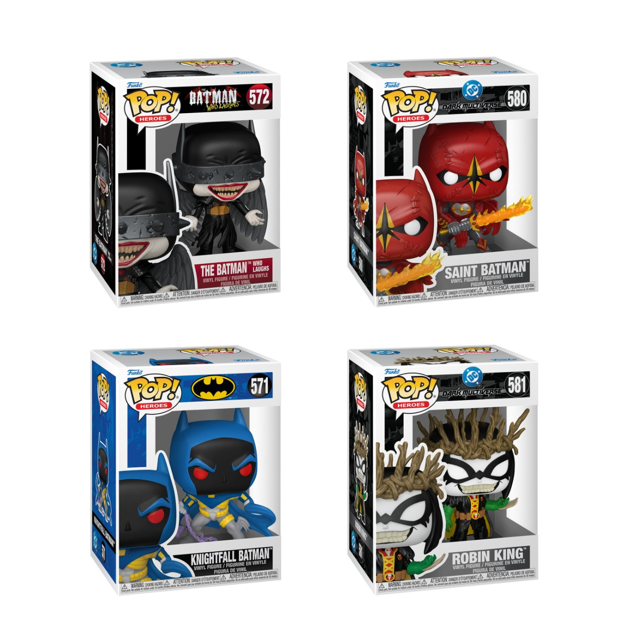 Funko Pop! Heroes: Batman: 4 Pop Bundle