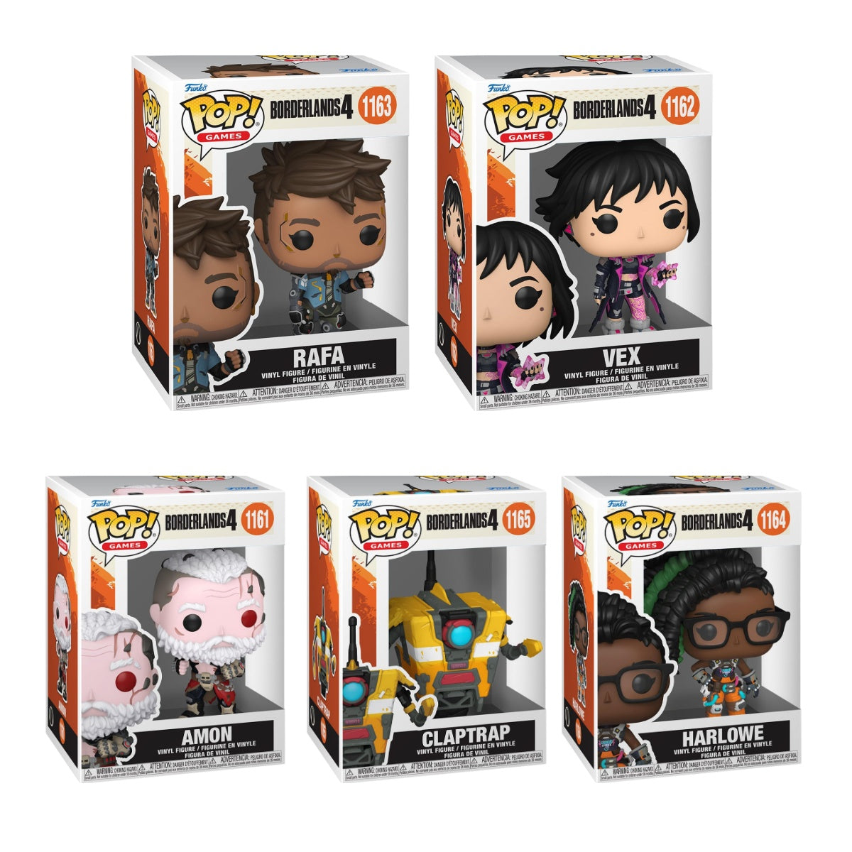 Funko Pop! Games: Borderlands 4: 5 Pop Bundle