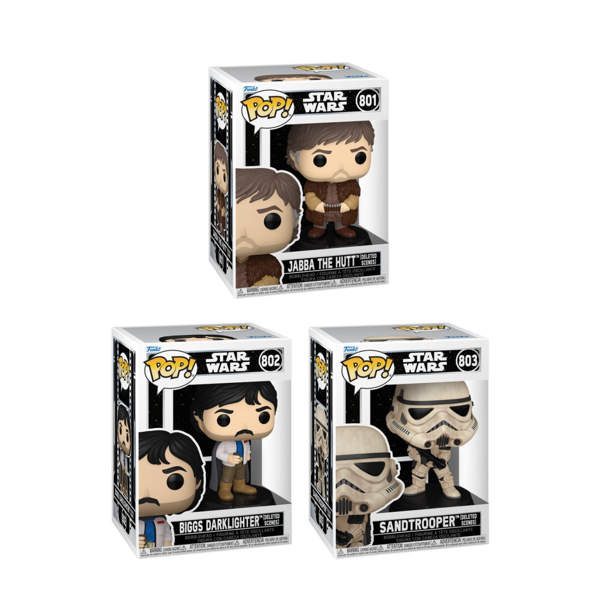 Funko Pop! Star Wars: Deleted Scenes: 3 Pop Bundle