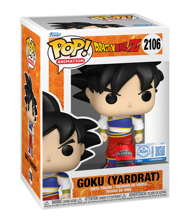 Funko Pop! Animation: Dragon Ball Z: Goku (Yardrat) (2025 Anime Pasadena Convention Debut) (Box Imperfection)