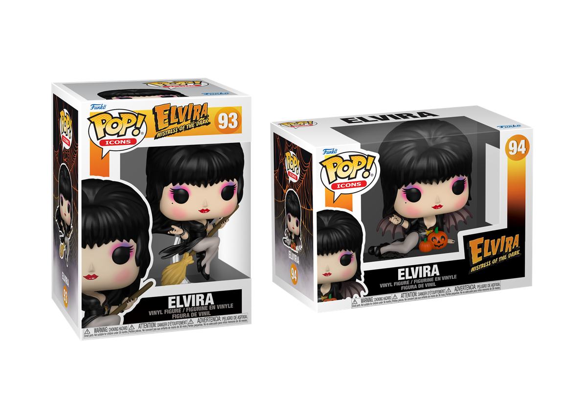 Funko Pop! Icons: Elvira Mistress of the Dark: 2 Pop Bundle