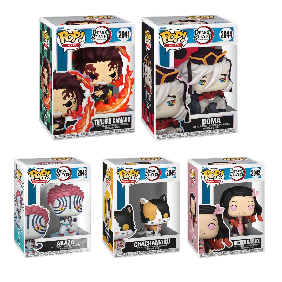 Funko Pop! Animation: Demon Slayer: 5 Pop Bundle