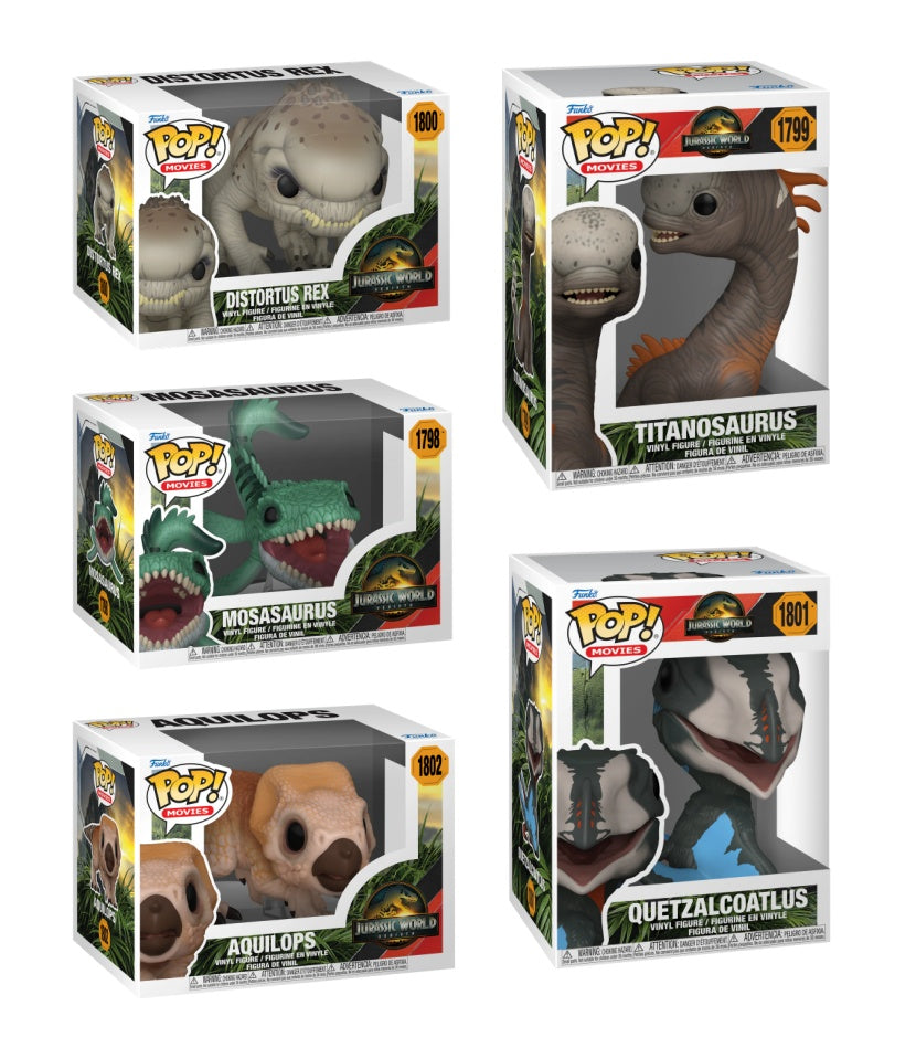 Funko Pop! Movies: Jurassic World Rebirth: 5 Pop Bundle