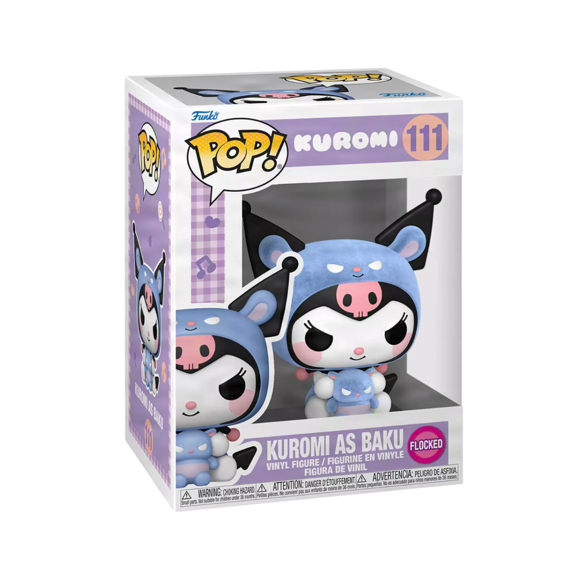 Funko Pop! Sanrio: Kuromi as Baku (Flocked) (Hot Topic Exclusive)