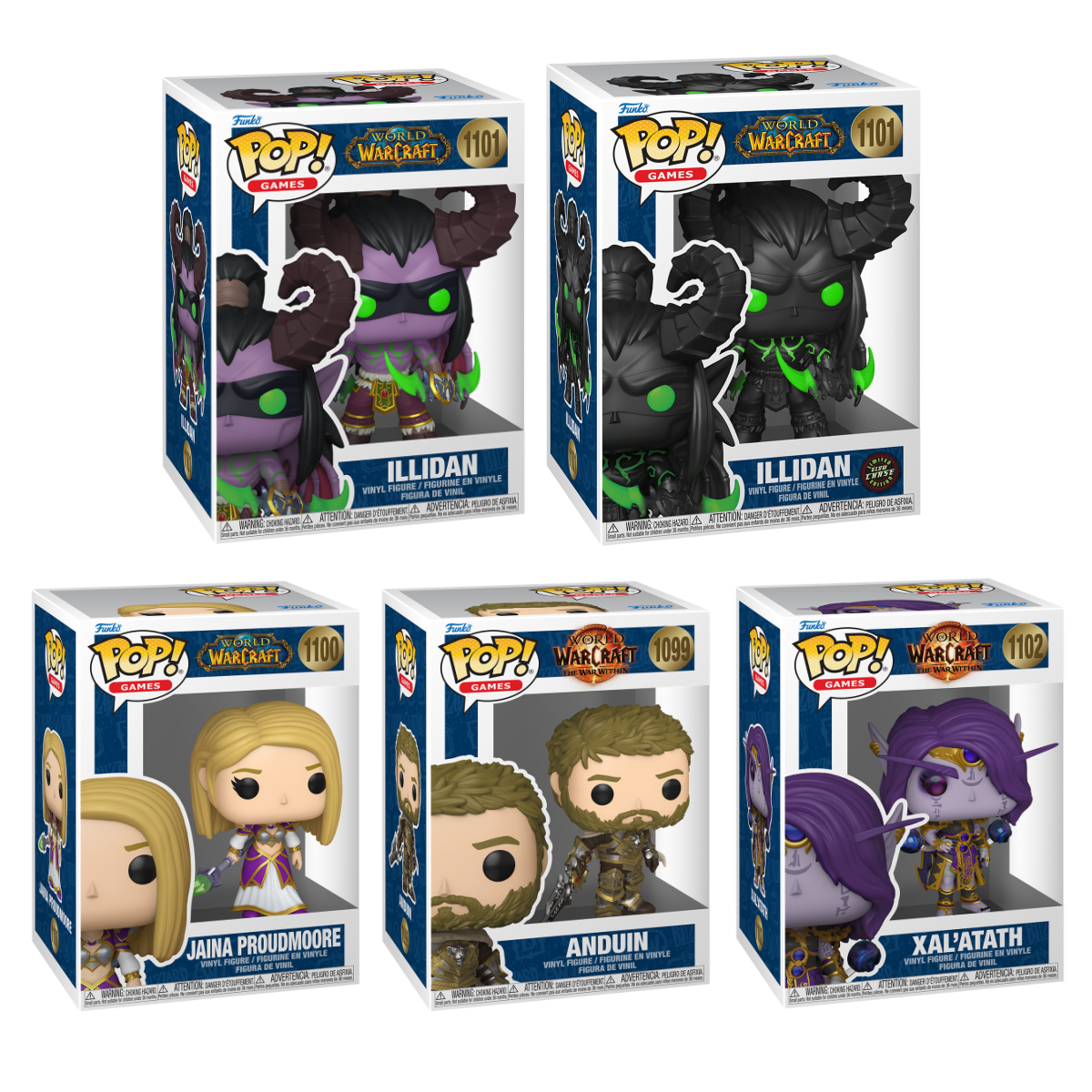 Funko Pop! Games: World of Warcraft: 5 Pop Bundle