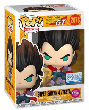 Funko Pop! Animation: Dragon Ball GT: Super Saiyan Vegeta 4 (Flocked) (Chalice Collectables Exclusive)