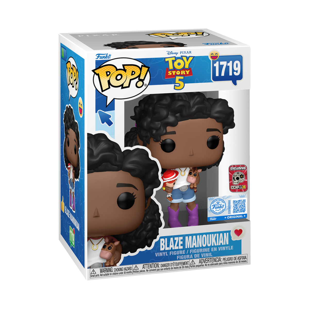 Funko Pop! Disney: Toy Story 5: Blaze Manoukian (2026 CCXP Mexico Exclusive)