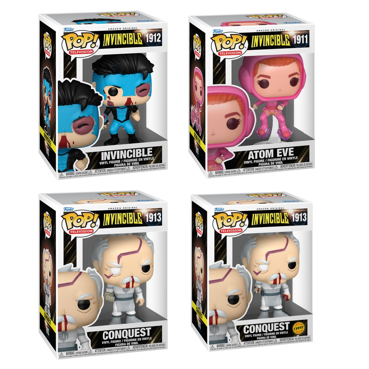 Funko Pop! Television: Invincible: 4 Pop Bundle