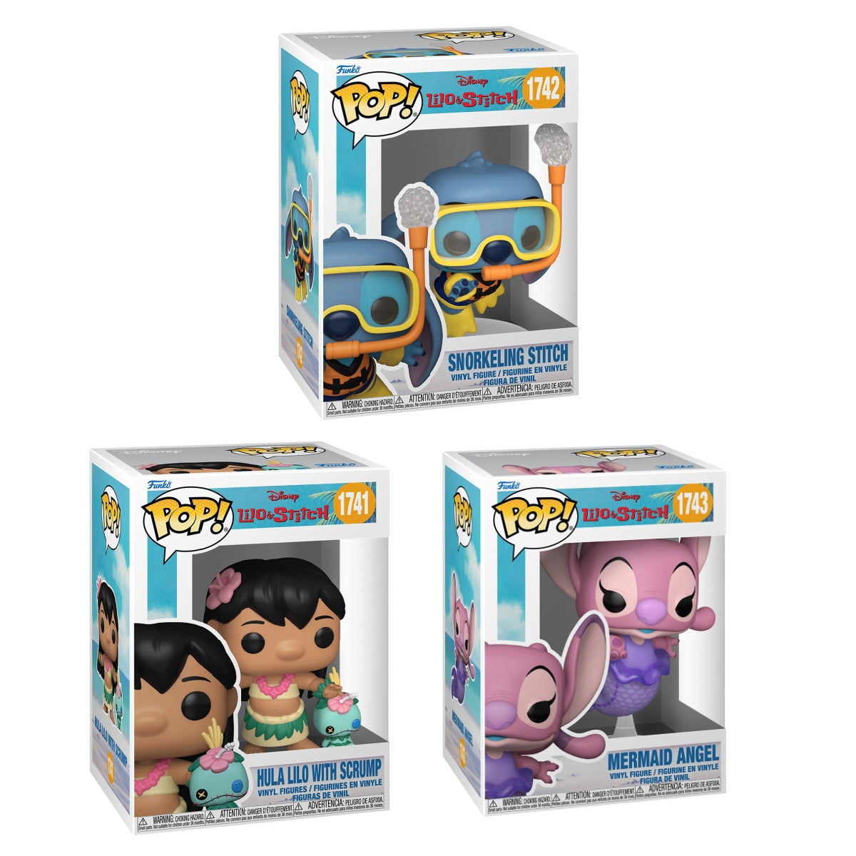 Funko Pop! Disney: Lilo and Stitch: 3 Pop Bundle