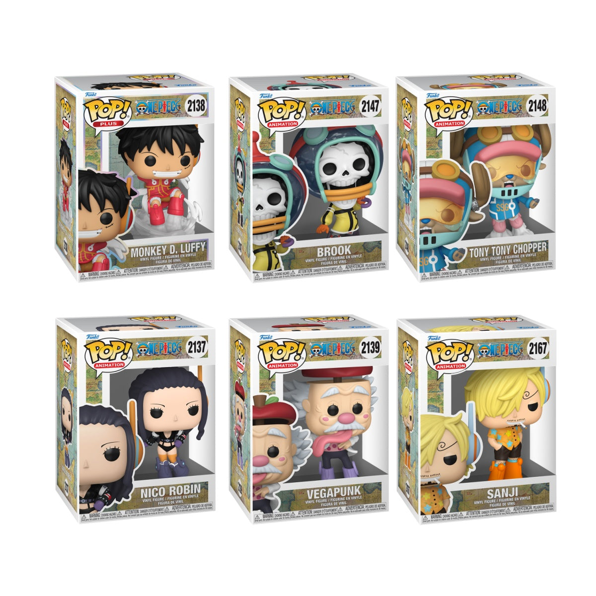 Funko Pop! Animation: One Piece: 6 Pop Bundle