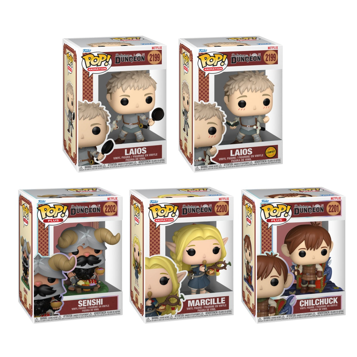 Funko Pop! Animation: Delicious in Dungeon: 5 Pop Bundle