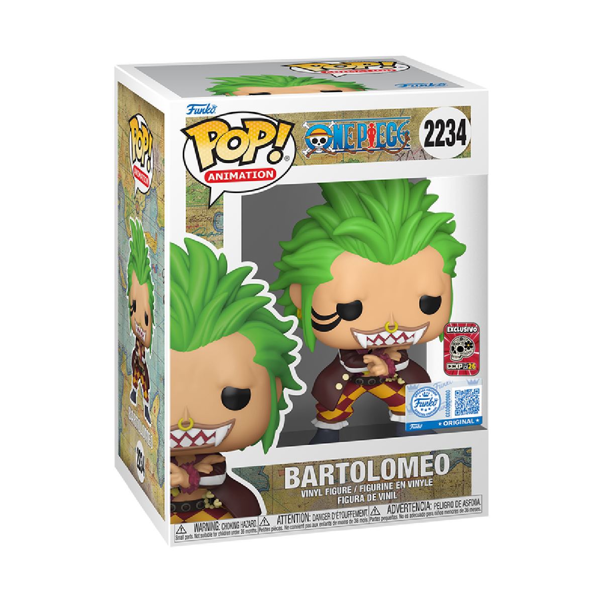 Funko Pop! Animation: One Piece: Bartolomeo (2026 CCXP Mexico Exclusive)