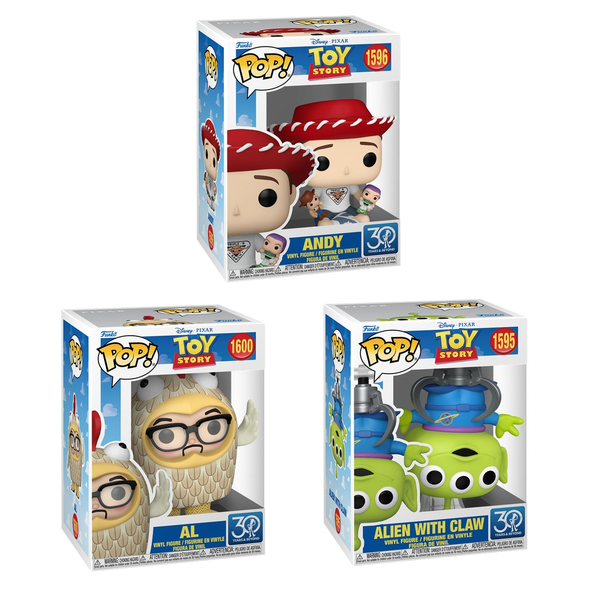 Funko Pop! Disney: Toys Story: 3 Pop Bundle