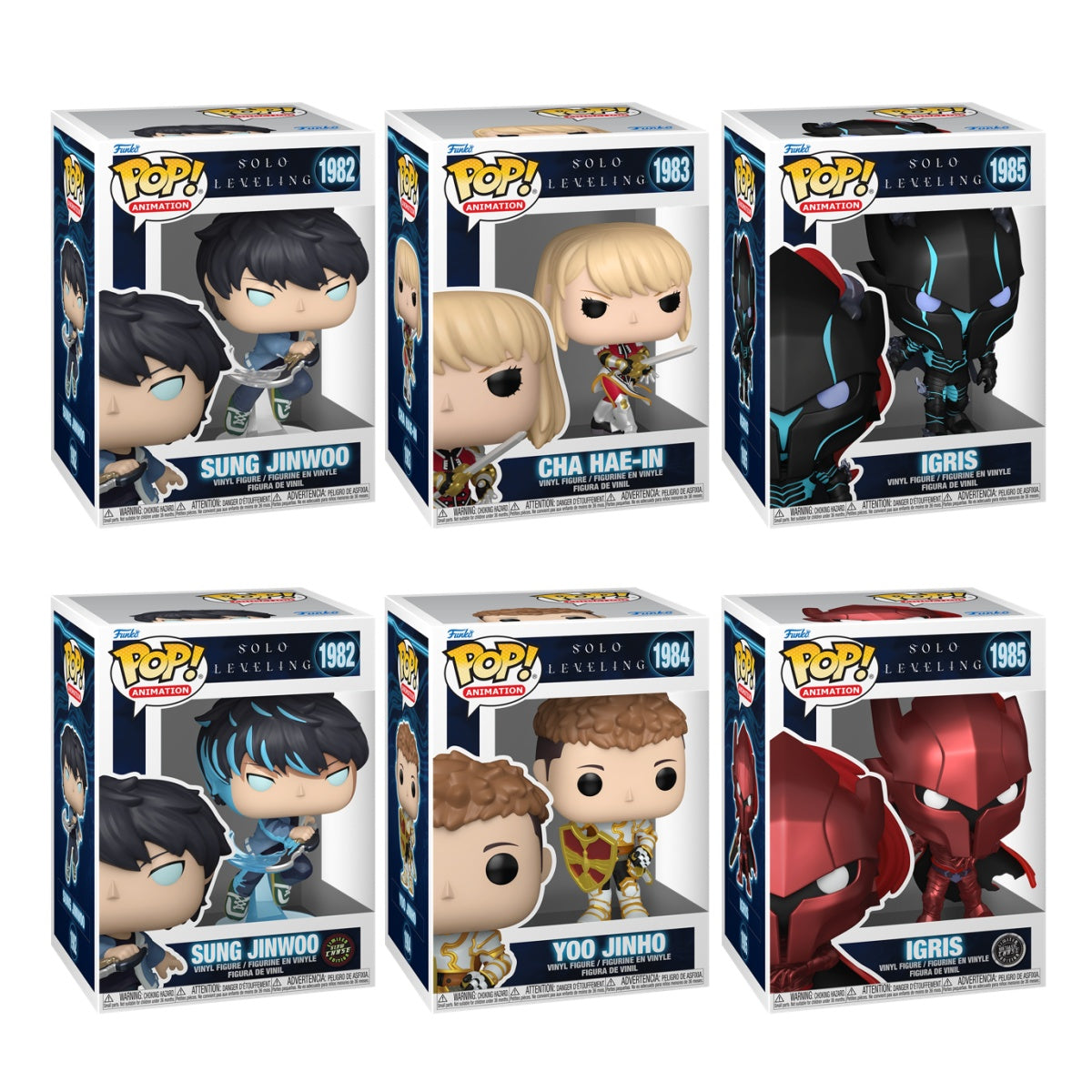 Funko Pop! Animation: Solo Leveling: 6 Pop Bundle