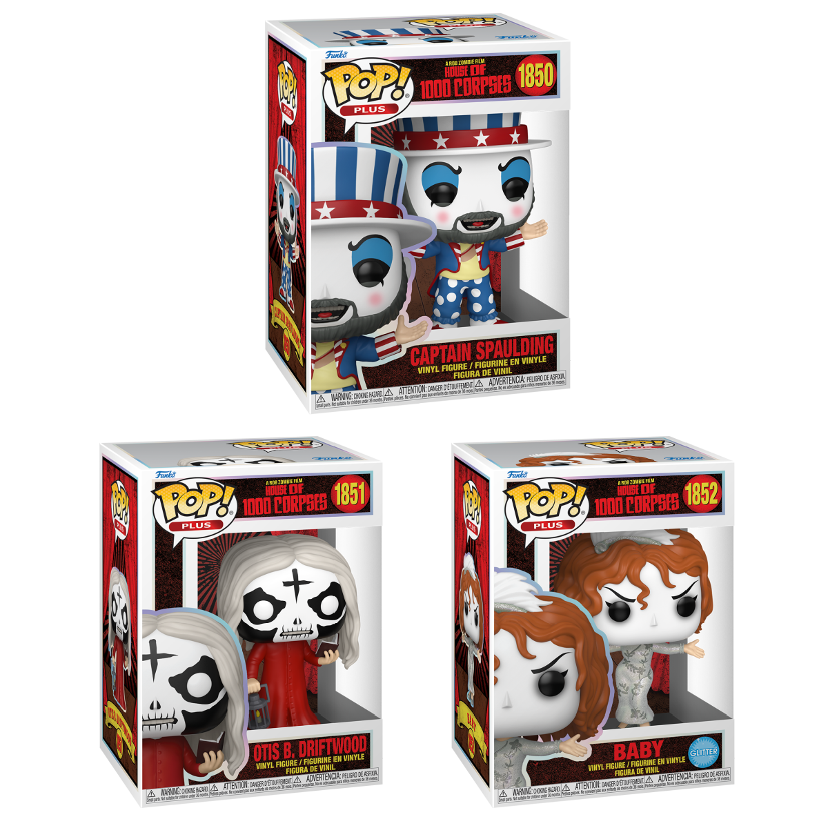 Funko Pop! Plus: House of 1000 Corpses: 3 Pop Bundle