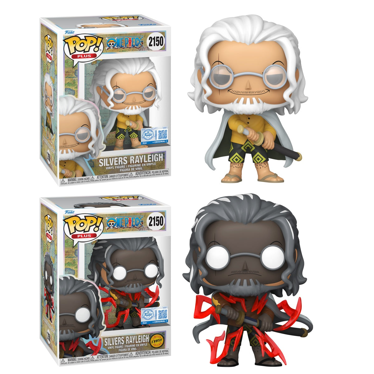 Funko Pop! Plus: One Piece: Silvers Rayleigh (Chalice Collectables Exclusive)