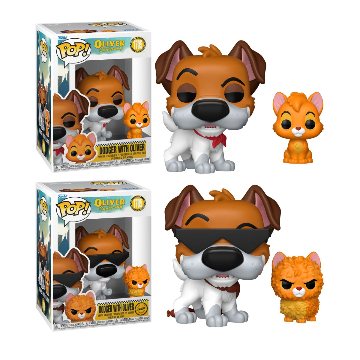 Funko Pop! Disney: Oliver and Company: Dodger with Oliver