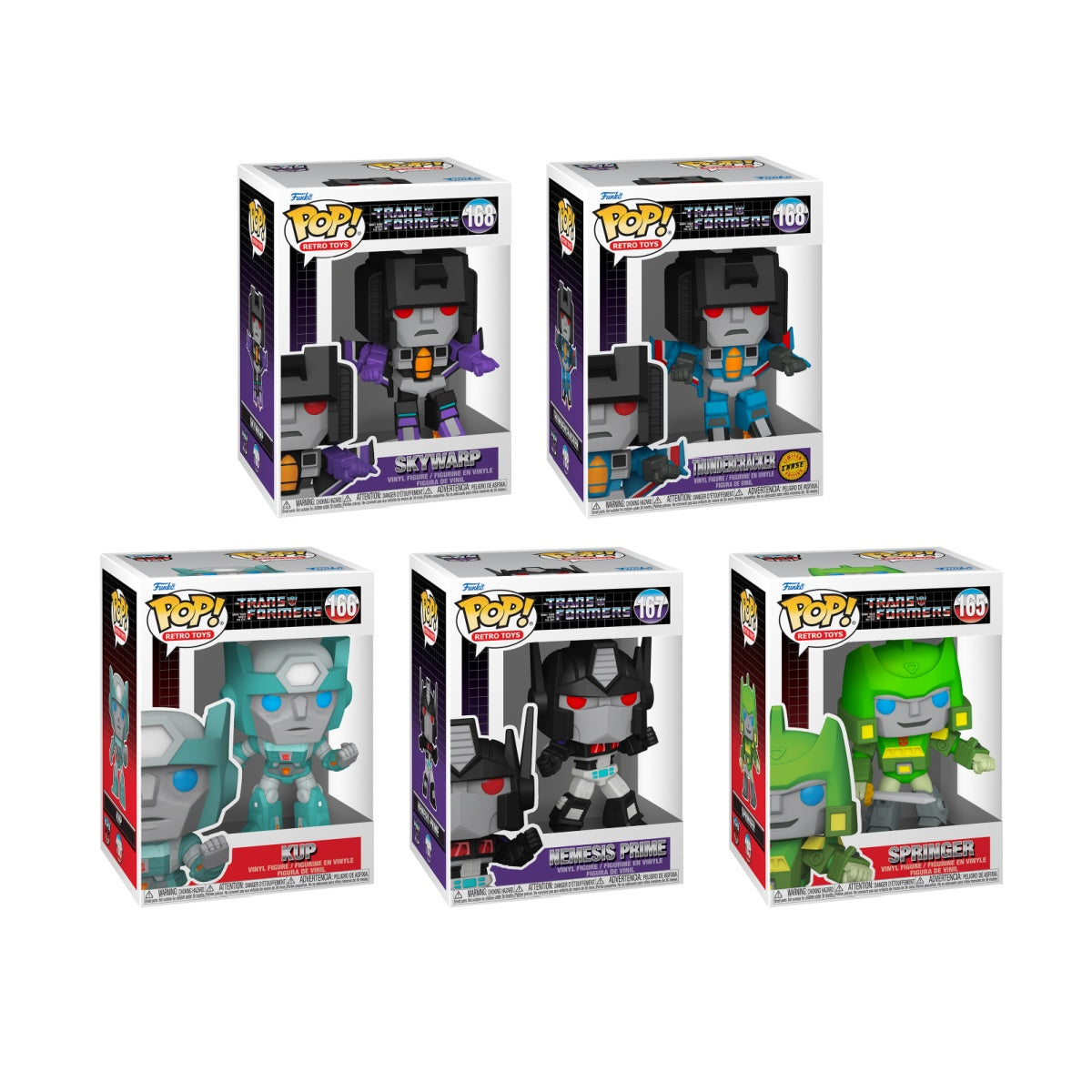 Funko Pop! Retro Toys: Transformers: 5 Pop Bundle