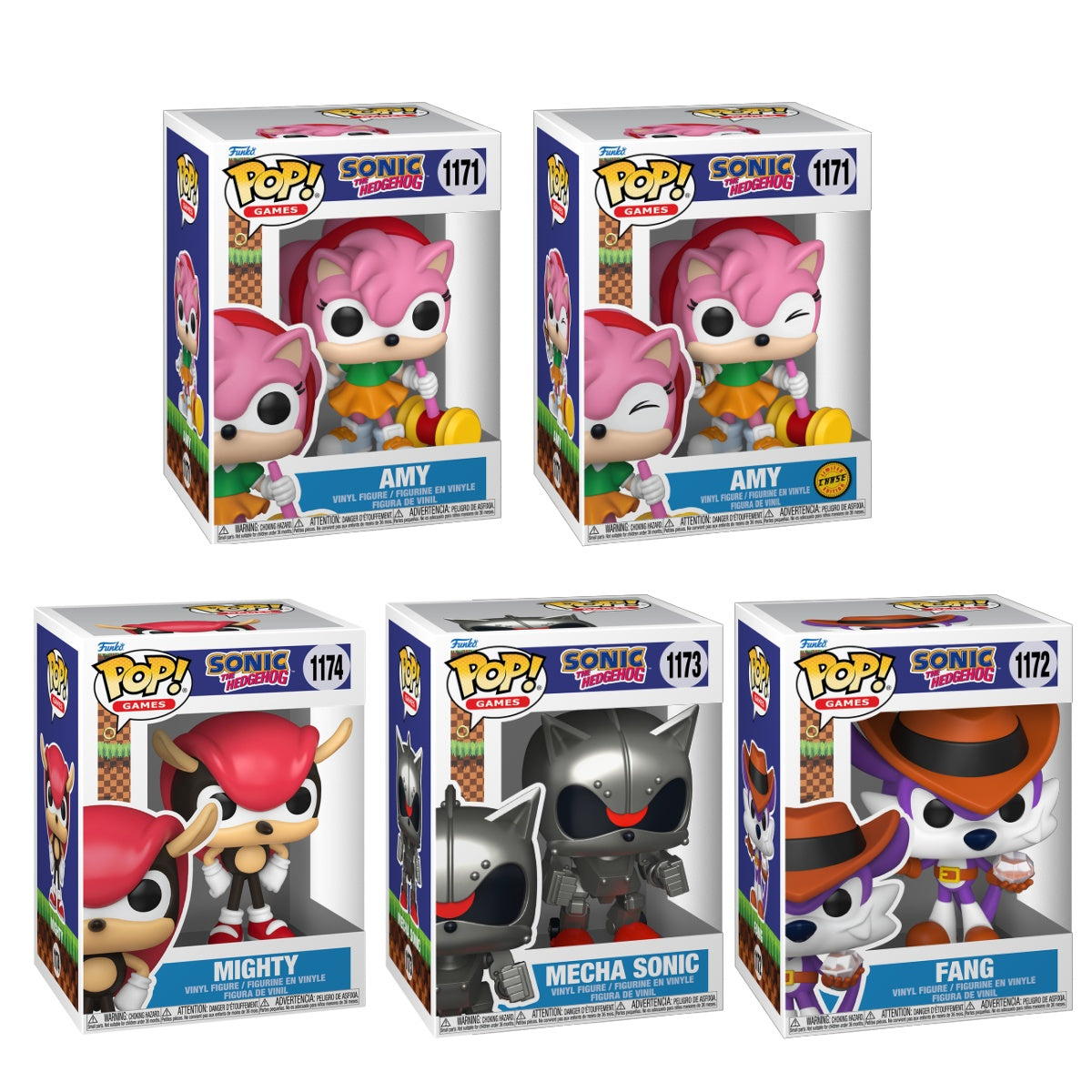 Funko Pop! Games: Sonic the Hedgehog: 5 Pop Bundle
