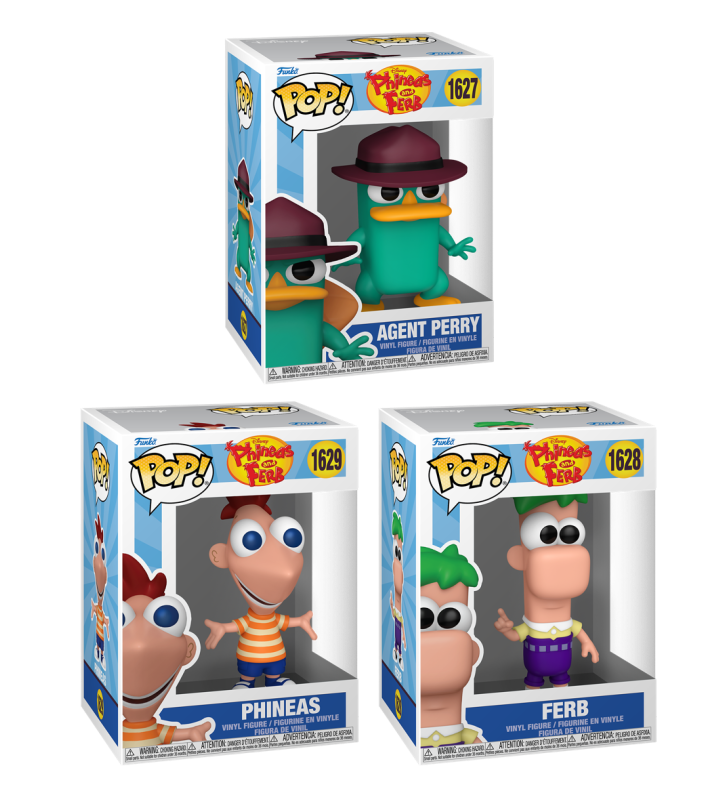 Funko Pop! Disney: Phineas and Ferb: 3 Pop Bundle