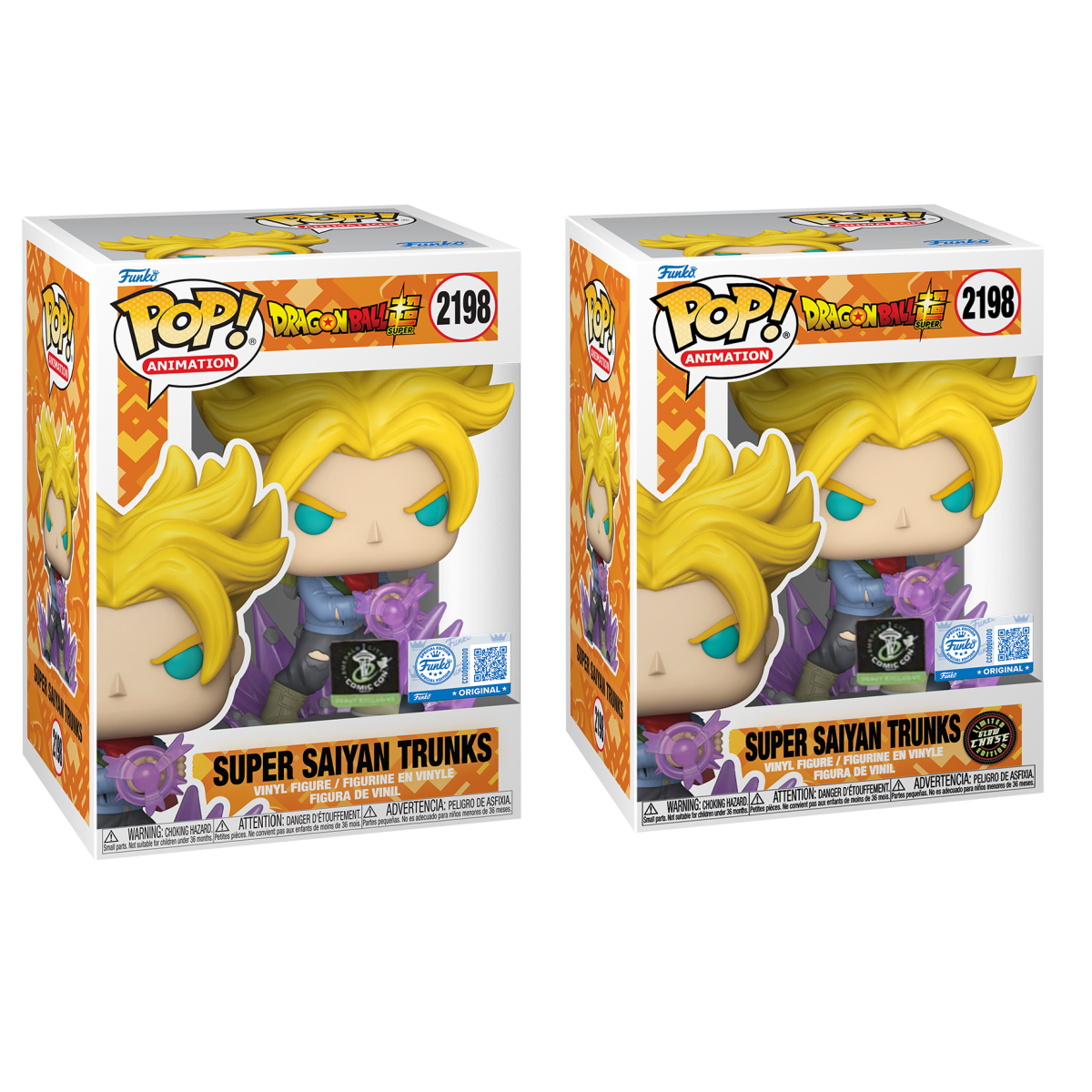 Funko Pop! Animation: Dragon Ball Super: Super Saiyan Trunks (Chase Bundle) (2026 ECCC Debut Exclusive)