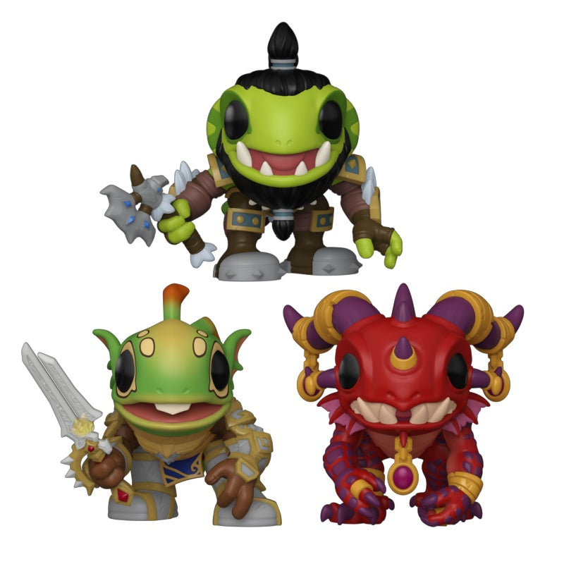 Funko Pop! Games: World of Warcraft: Murloc Cosplay: 3 Pop Bundle