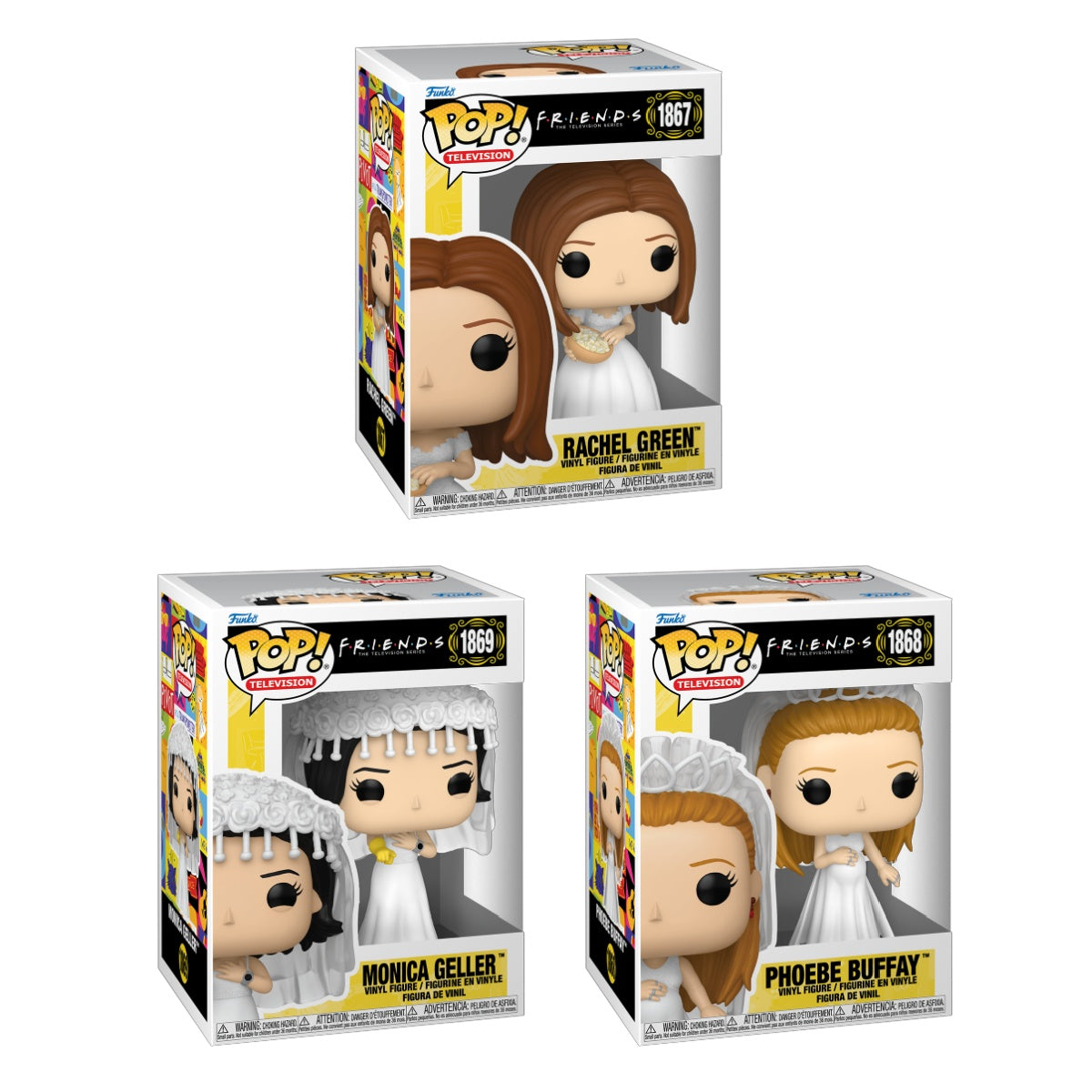 Funko Pop! Television: Friends: 3 Pop Bundle