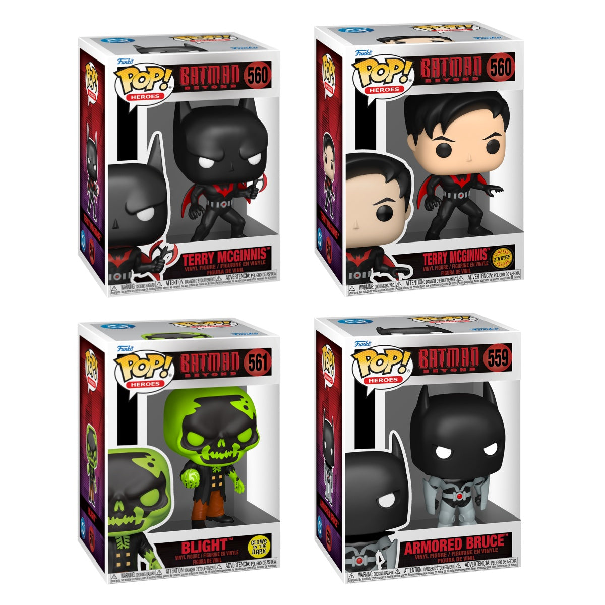 Funko Pop! Heroes: Batman Beyond: 4 Pop Bundle