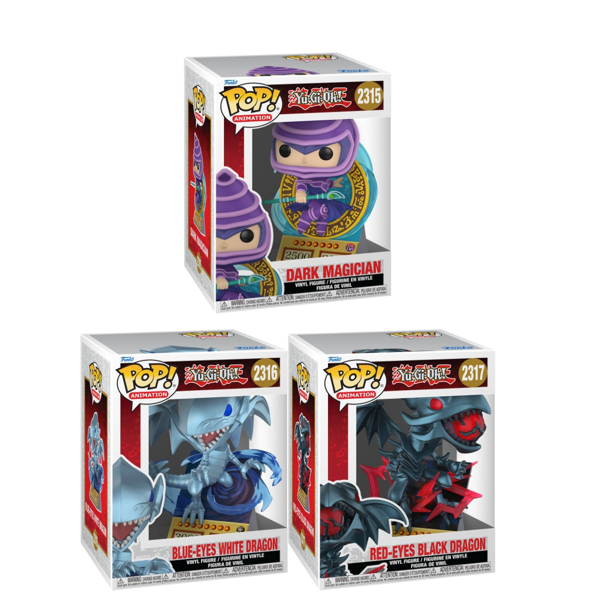 Funko Pop! Premium: Yu-Gi-Oh: 3 Pop Bundle