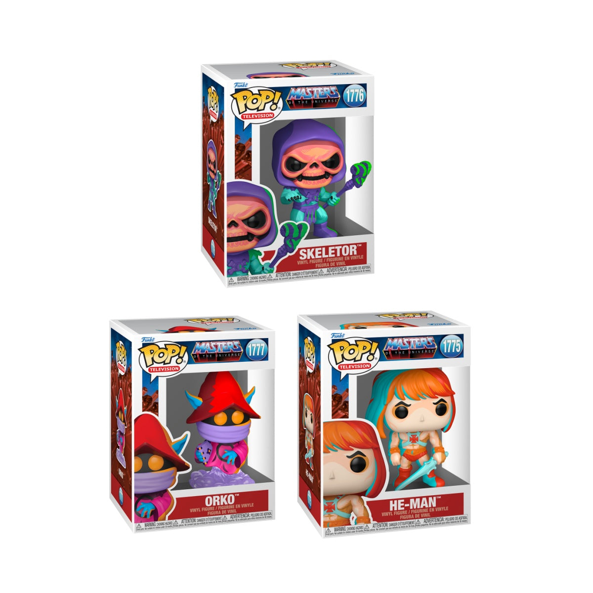 Funko Pop! Television: Masters of the Universe: 3 Pop Bundle