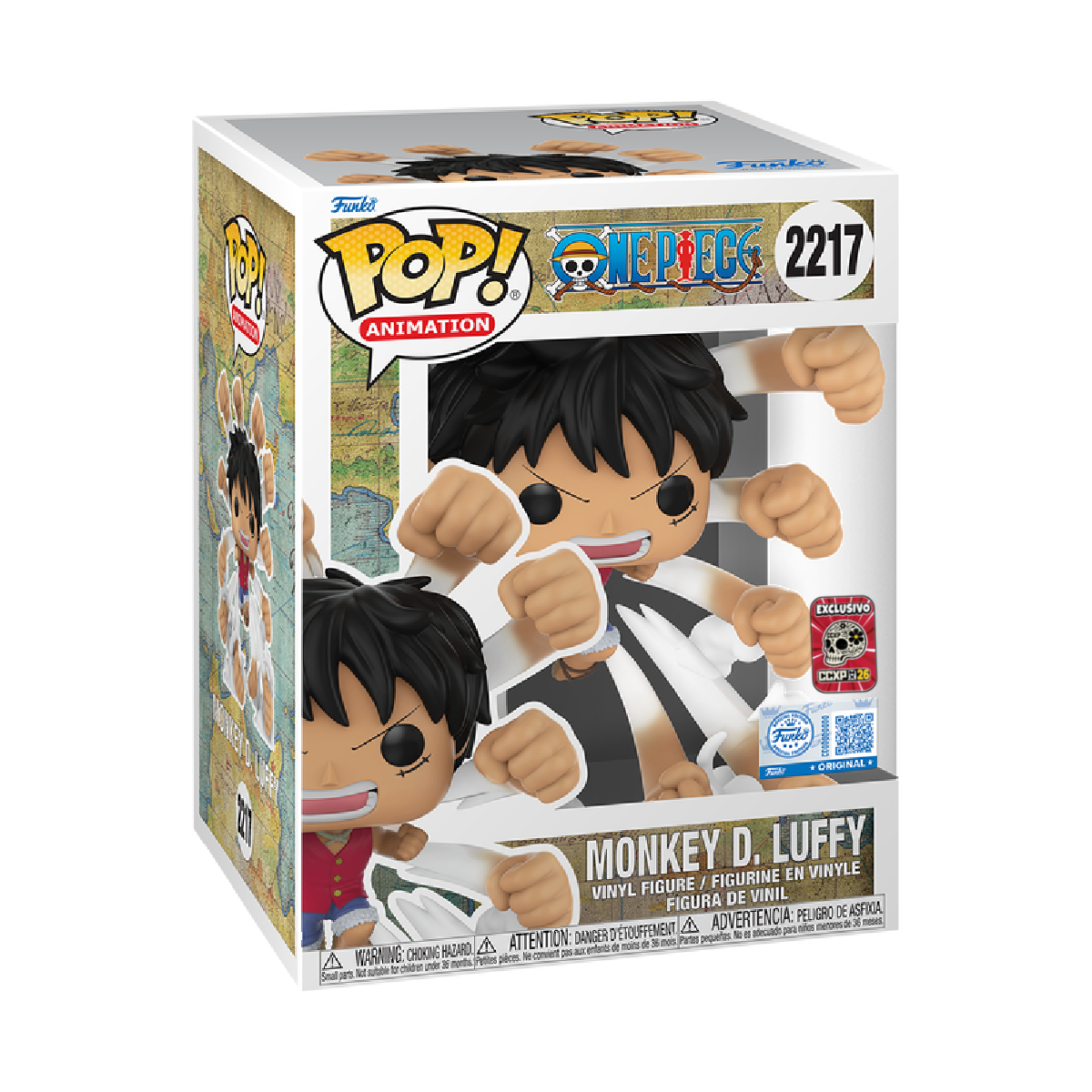 Funko Pop! Premium: One Piece: Monkey D. Luffy (Gum Gum Gatling) (2026 CCXP Mexico Exclusive)