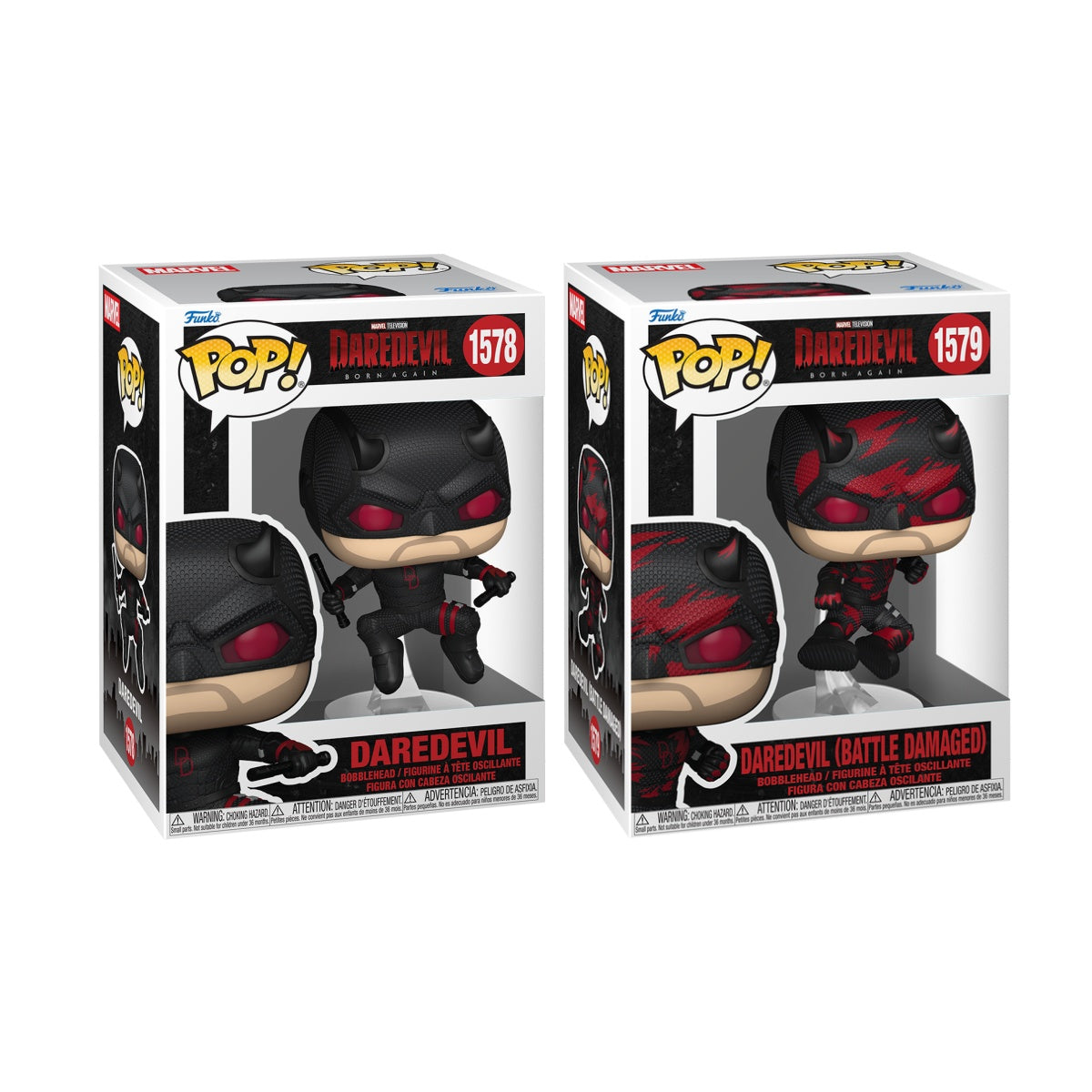 Funko Pop! Marvel: Daredevil Born Again: 2 Pop Bundle