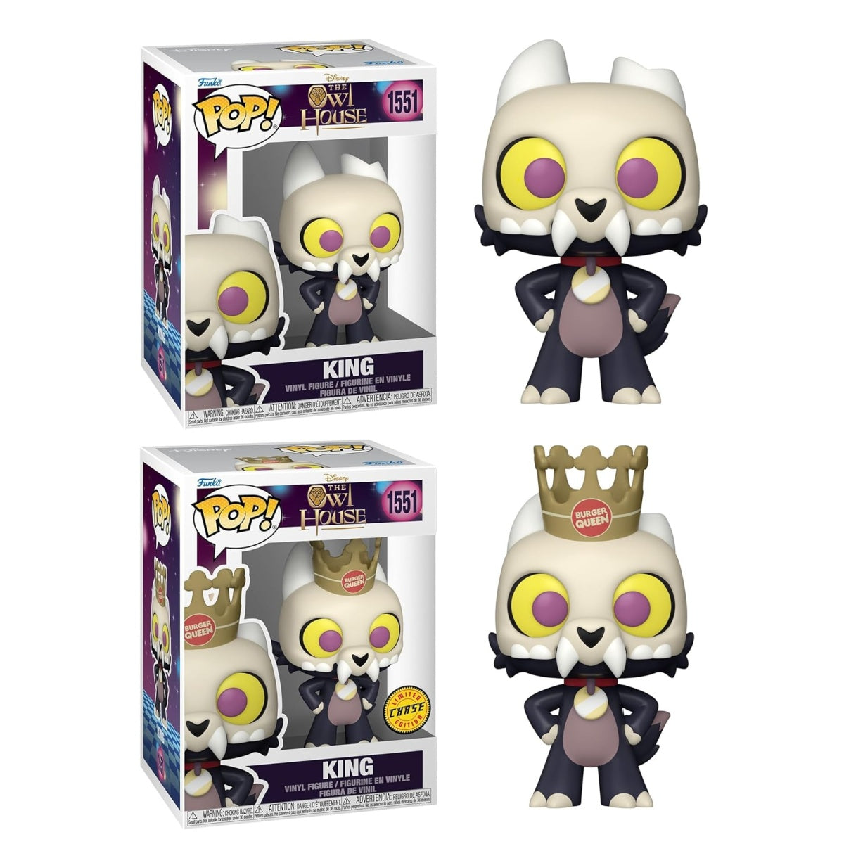 Funko Pop! Disney: The Owl House: King Clawthorne (Chase Bundle)
