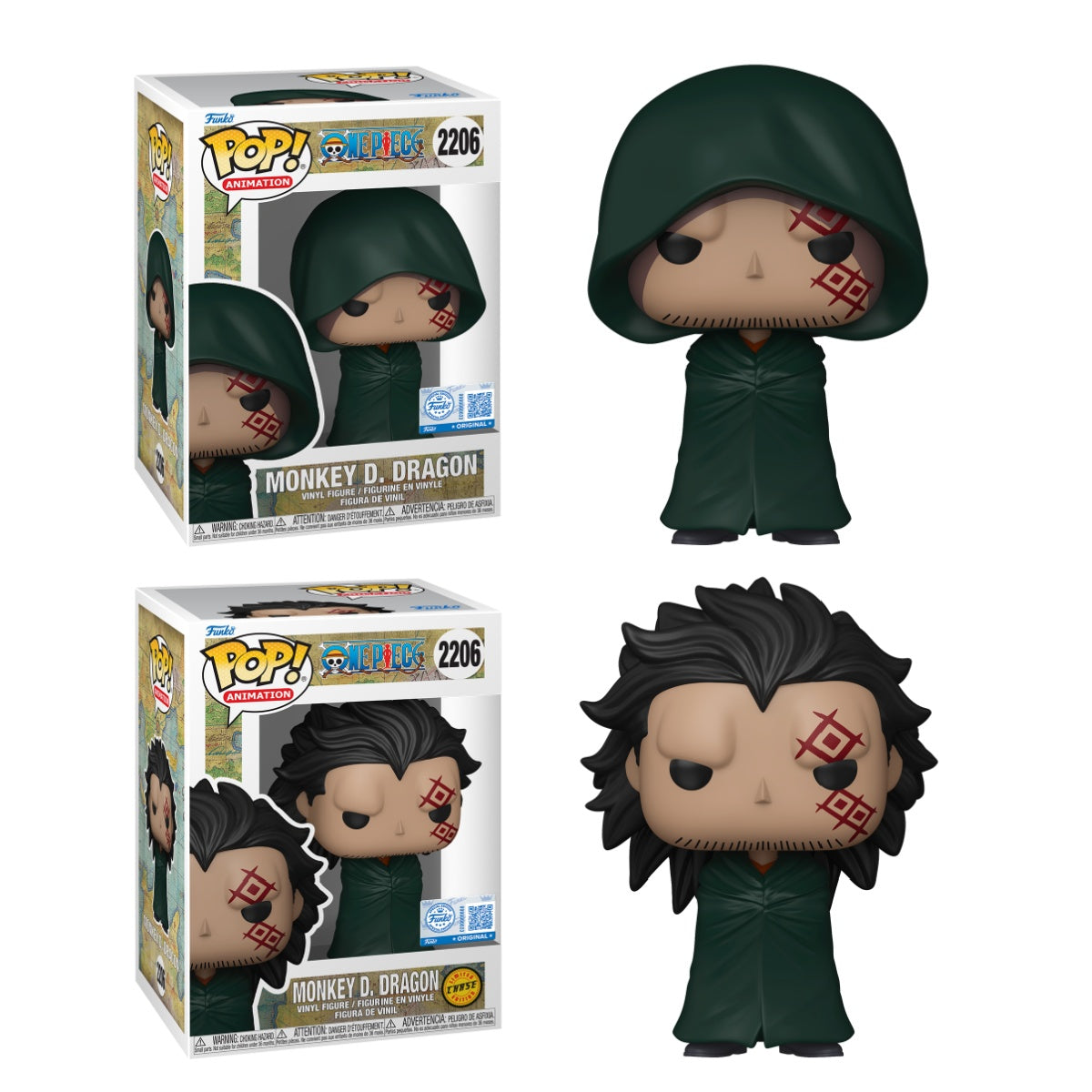 Funko Pop! Animation: One Piece: Monkey D. Dragon (Chrono Toys Exclusive)